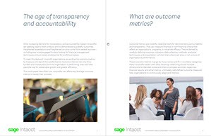 nonprofit outcome metrics ebook