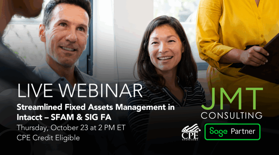 Streamlined Fixed Assets Management in Intacct – SFAM & SIG FA